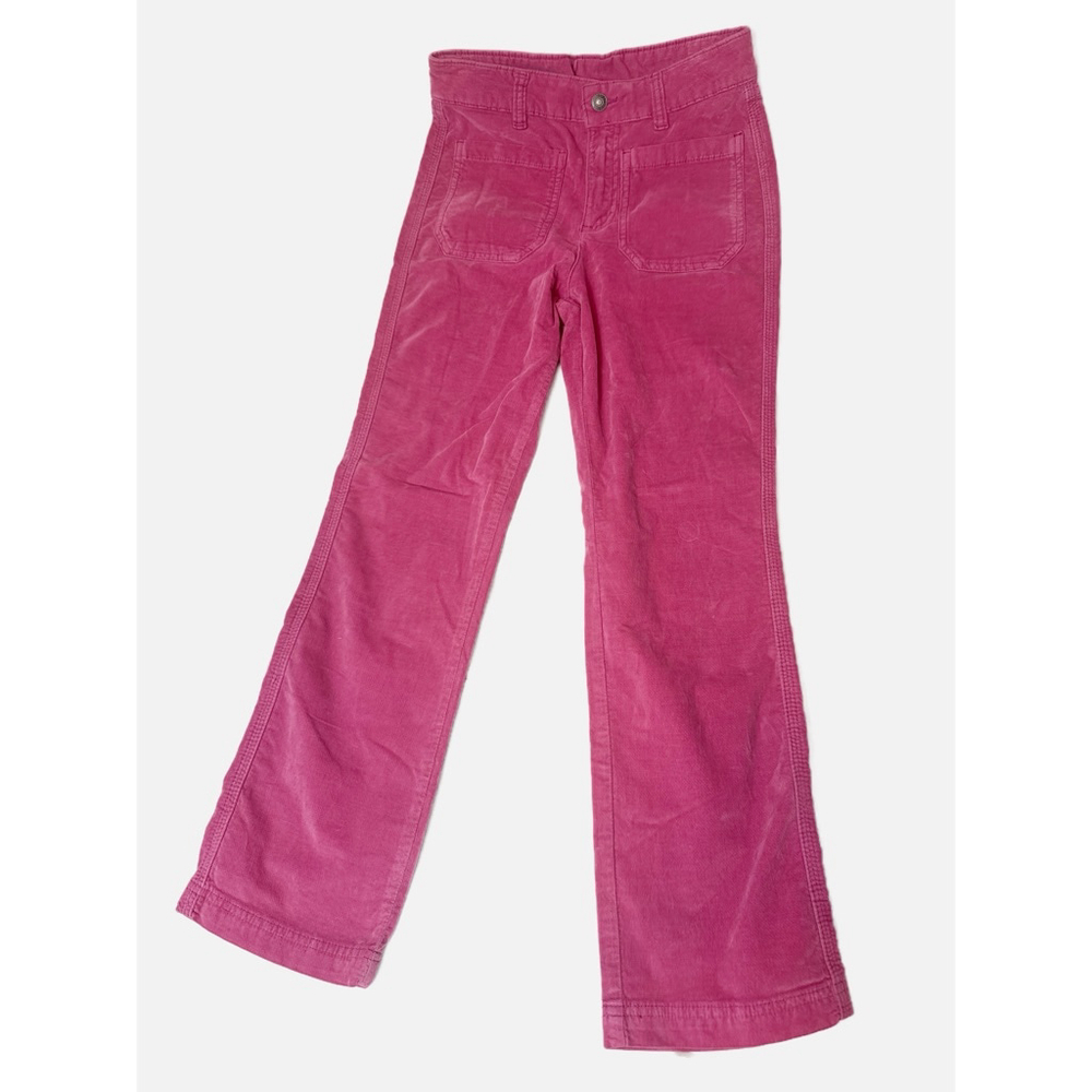 NWT Free People High Time Velvet Kick Flare Pants Very Berry Size 4 - Picture 2 of 3